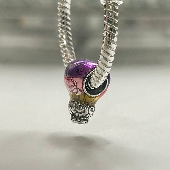 Happy Birthday Heart Balloon Charm - Picture 3 of 9